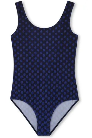 HUGO BOSS Monogram-print swimsuit