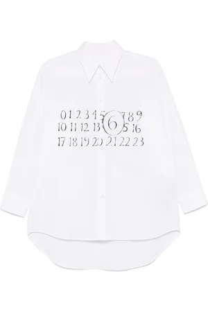 Maison Margiela Numbers-motif shirt