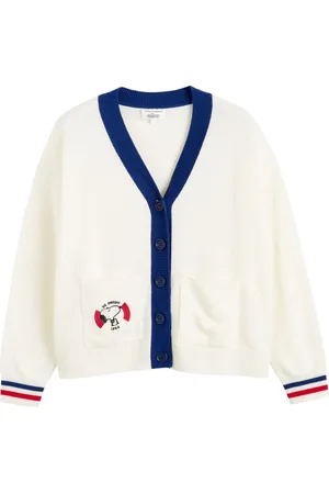 Chinti & Parker X Peanuts Snoopy-appliqué cardigan