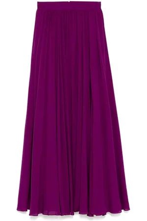 Elie saab Silk maxi skirt