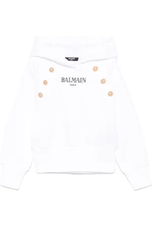 Balmain Logo-embroidered hoodie