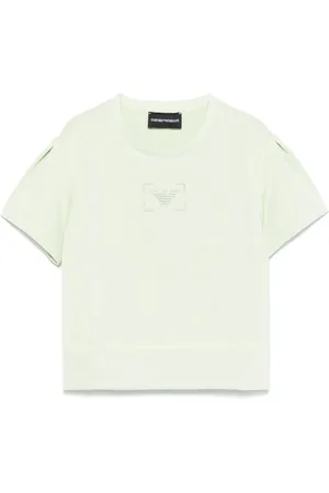Emporio Armani Logo-embroidered T-shirt