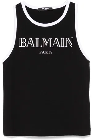 Balmain Logo-print tank top