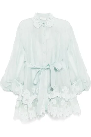 ZIMMERMANN Crush lace shirt dress