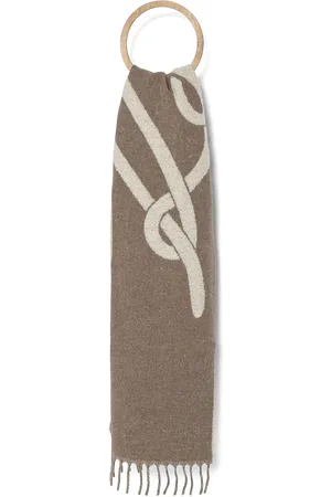 Karl Lagerfeld Logo-intarsia scarf