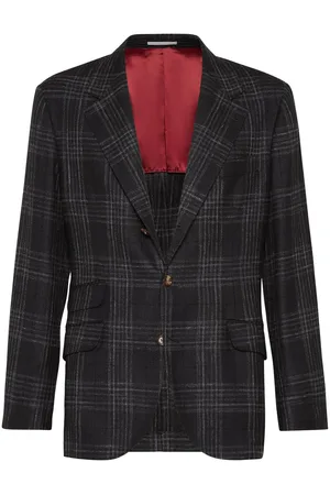 Brunello Cucinelli Tartan check blazer