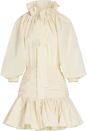 Patou Volume sleeve mini dress