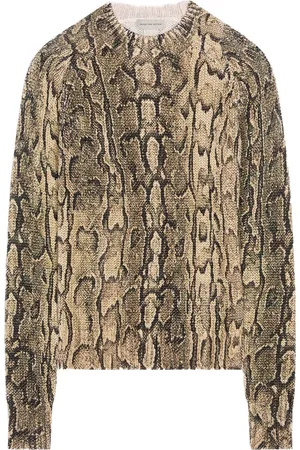 DRIES VAN NOTEN Snakes-print jumper