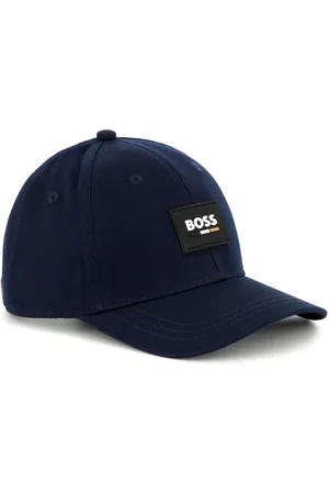 HUGO BOSS Logo-patch cotton baseball cap