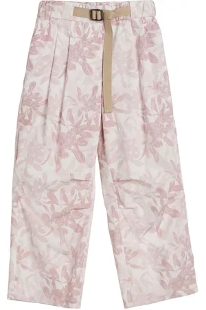 Brunello Cucinelli Floral-print trousers
