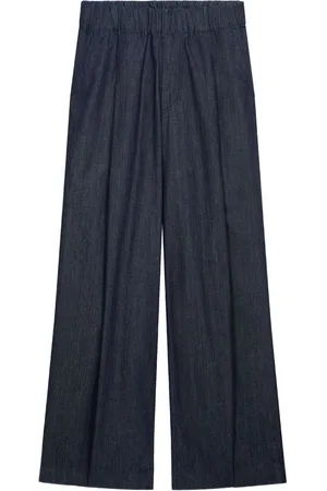 DRIES VAN NOTEN Wide pleated jeans