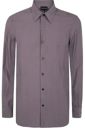 Emporio Armani Embroidered-logo shirt