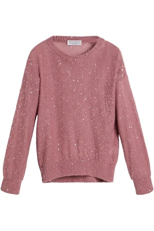 Brunello Cucinelli Diamond-yarn sweater