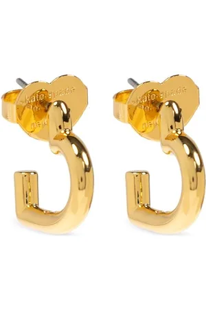 Kate Spade Heart You hoop earrings