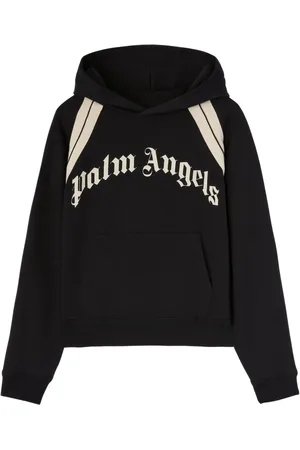 Palm Angels Logo-print cotton hoodie