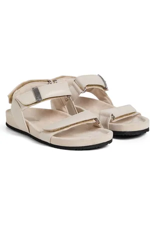 Brunello Cucinelli Touch-strap sandals