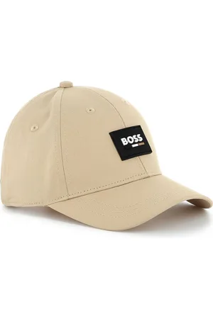 HUGO BOSS Logo-patch cotton baseball cap