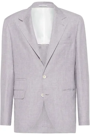 Brunello Cucinelli Prince of Wales check blazer