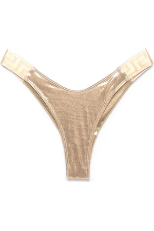 VERSACE Greca waistband bikini bottom