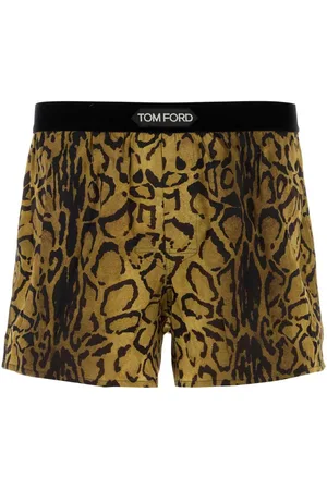 Tom Ford Leopard-print satin boxers