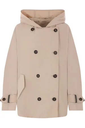 Brunello Cucinelli Taffeta parka coat