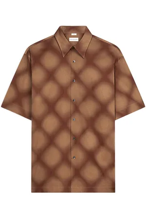 DRIES VAN NOTEN Diamond-pattern shirt