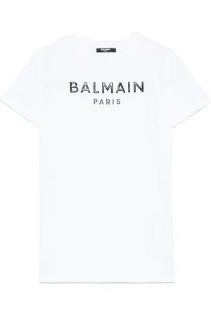 Balmain Logo-raised T-shirt
