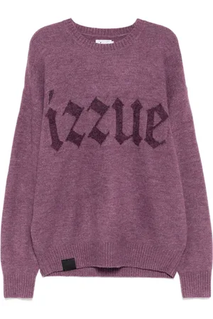 Izzue Logo-jacquard jumper