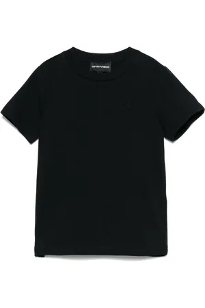 Emporio Armani Logo-embroidered T-shirt