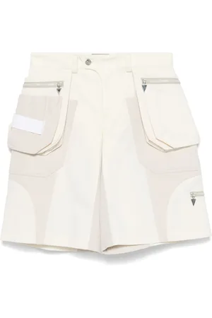 MUGLER Panelled-design cargo shorts