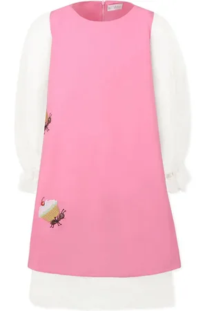 Pangolini Kids Embroidered-detailing dress