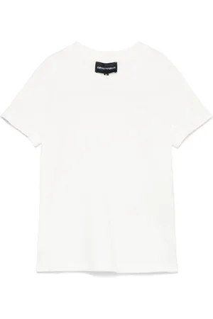 Emporio Armani Logo-embroidered T-shirt