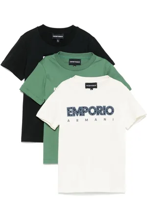 Emporio Armani Logo-print T-shirt (pack of three)