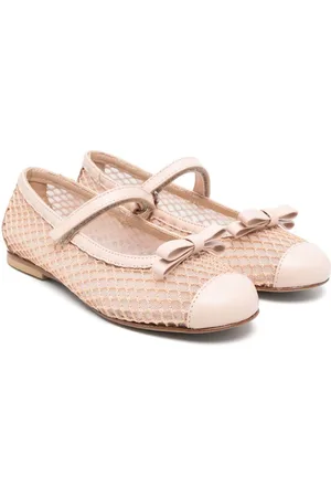 MONTELPARE TRADITION Bow-detailed ballet flats