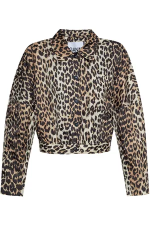 Ganni Leopard-print jacket