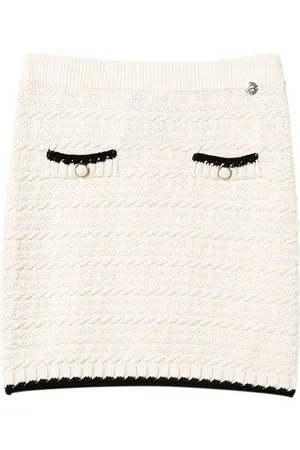 Twin-Set Jacquard knitted skirt
