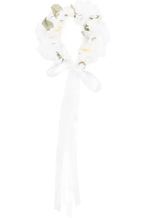 MONNALISA Floral-appliqué crown
