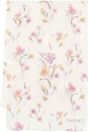 Twin-Set Floral-print stole