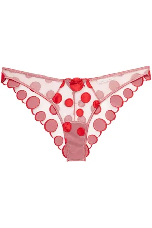 FLEUR DU MAL Polka-dot briefs