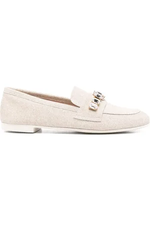 Casadei Crystal-embellished loafers