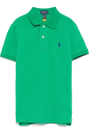 Ralph Lauren Piqué-weave polo shirt