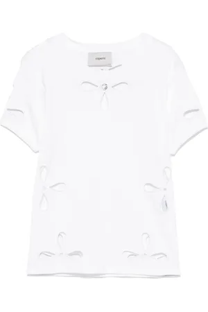 COPERNI Petal-embroidered T-shirt