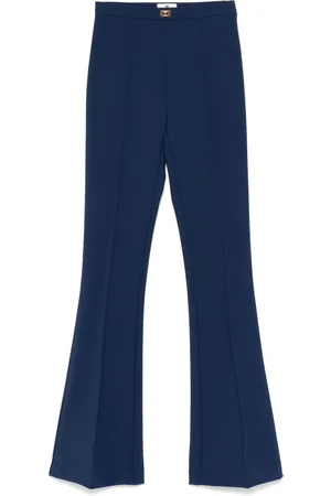 Elisabetta Franchi Crepe flared trousers