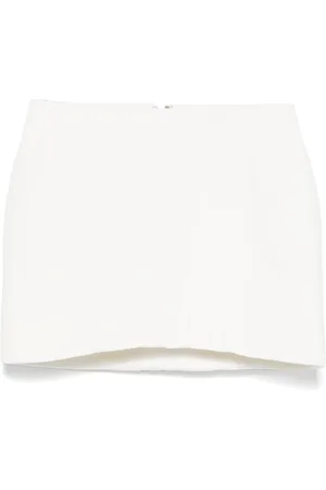 MUGLER Stitch-detailed mini skirt