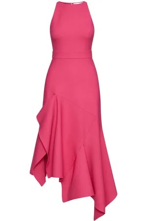 Oscar de la Renta Asymmetric hem dress