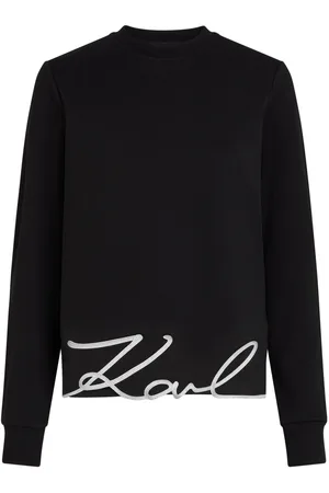 Karl Lagerfeld Signature-hem sweatshirt