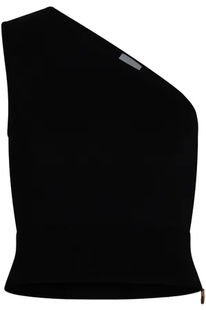 Patou One-shoulder knitted top