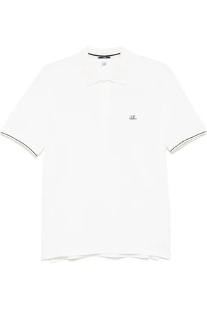 C.P. Company Logo-patch polo shirt