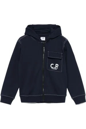 C.P. Company Logo-print hoodie
