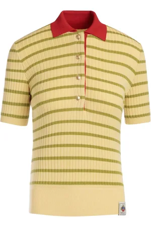 Bally Striped knitted polo shirt